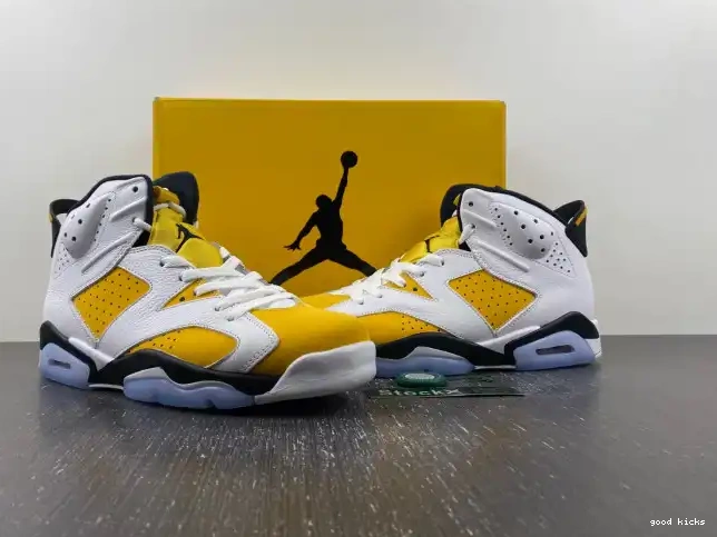 Cheap Air CT8529-170 Ochre Jordan 6 Yellow 0614